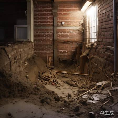 业主挖坑致房屋开裂