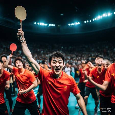 国乒展王者风范，笑料百出