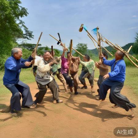 自制简易道具，老顽童演绎欢乐喜