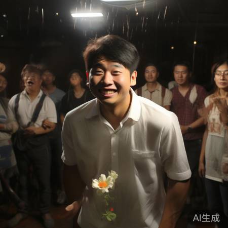 林诗栋口吐奇花，观众惊愕