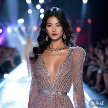 怀孕9个月超模惊艳亮相维密大秀！