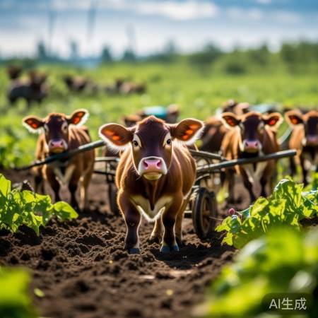 云南丽江现罕见袖珍牛，引游客惊叹！