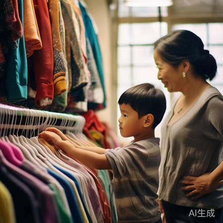 小宝看店卖衣，信任放手教育