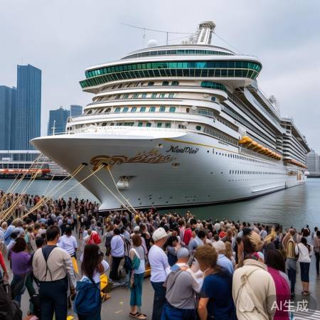 美豪华邮轮因拒交港务费取消上海停靠