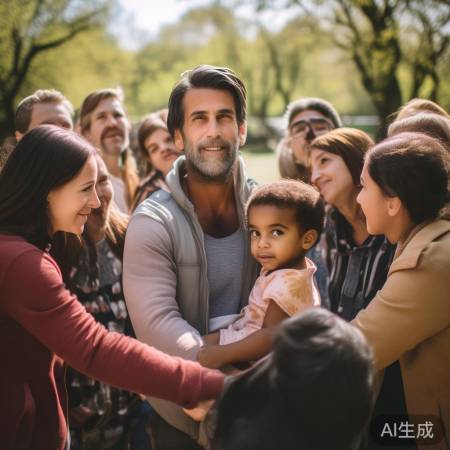 感谢父爱，团结之光，幸福安康