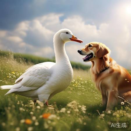 鹅被放生，幸遇好人