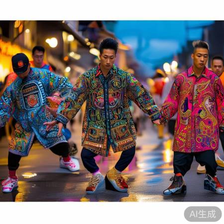 韩风街舞秀衬衫，潮流焦点