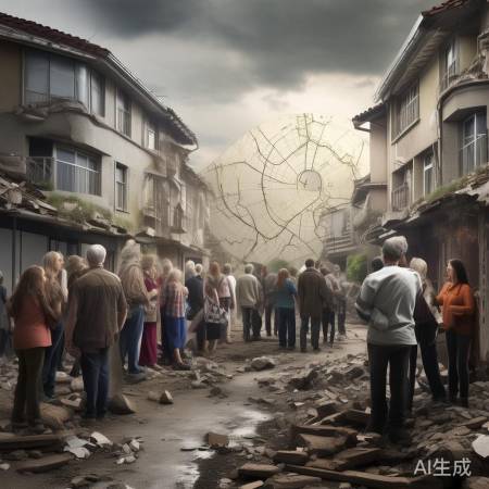 地震影响周边居民恐慌