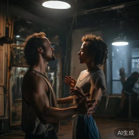 周深杨幂排练专注