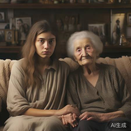 亲情深厚,老奶奶离世打击大