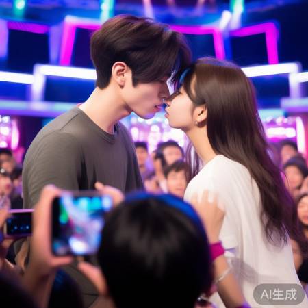 杜海涛沈梦辰毕业典礼深情一吻引关注