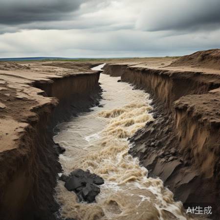 客厅惊魂：一家人聊天时地面突然沉降！