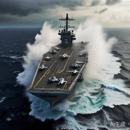 美军航母南海遇台风尴尬