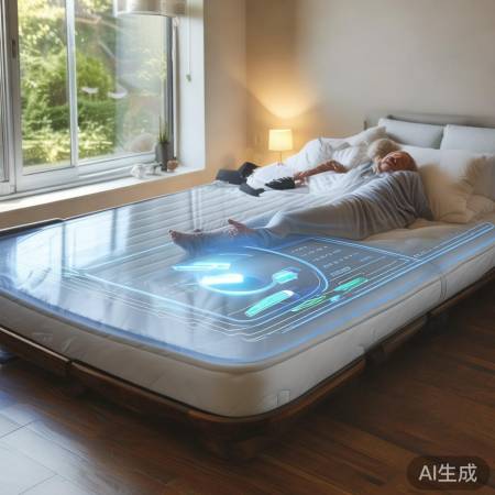 智慧养老,智能床垫监控睡眠