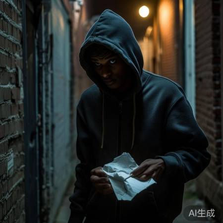 盗窃前科者留趣字条