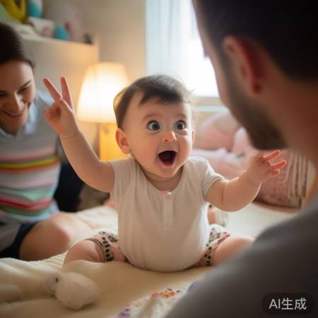 宝宝首次发声，温馨感人