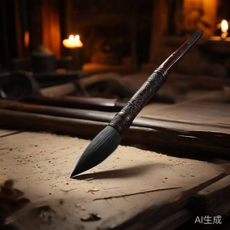 吴石将军遗物毛笔，自然之美