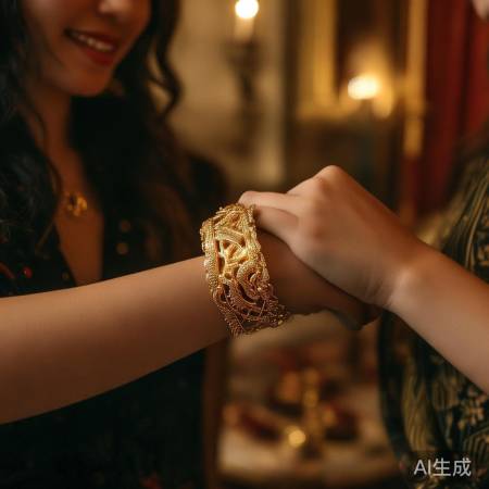 金龙凤镯引热议,姐妹情深贵重难