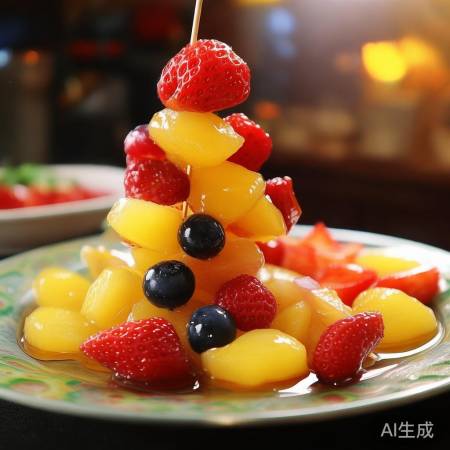 孕妈发明营养糖葫芦