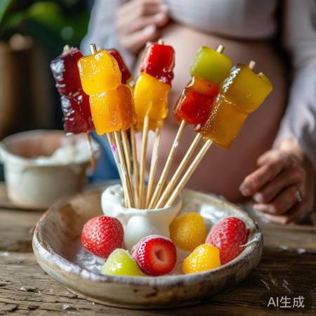 孕妈奶皮糖葫芦,适量享用。