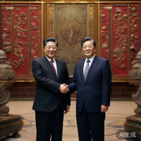 中韩元首握手合影背后的历史瞬间