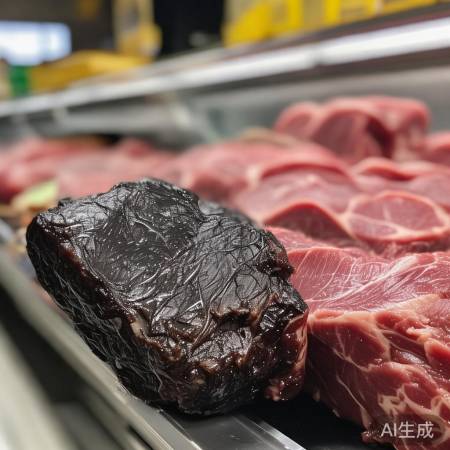 “识别淋巴肉：颜色深、手感黏”