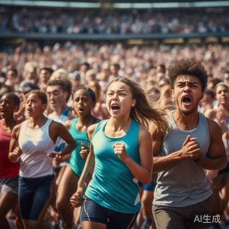 全运健儿,拼搏精神