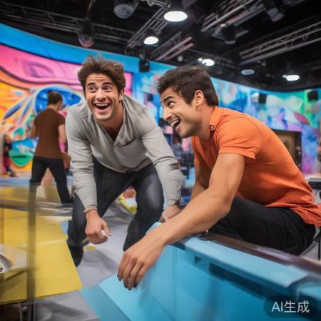 王鹤棣翻墙换座甜互动