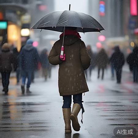 外出保暖防滑,减速保安全