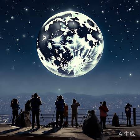 超级月亮，摄影狂欢