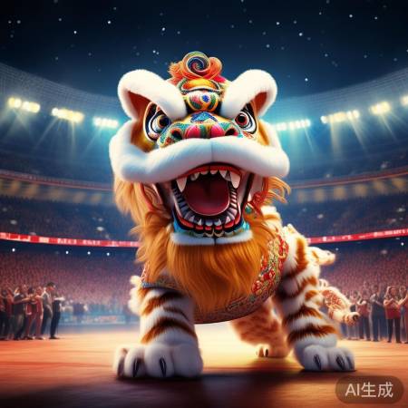 现场醒狮制作，文化魅力独特