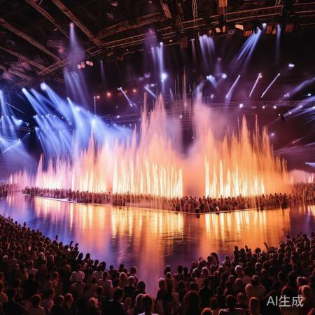 全运会开幕式梦幻水火秀