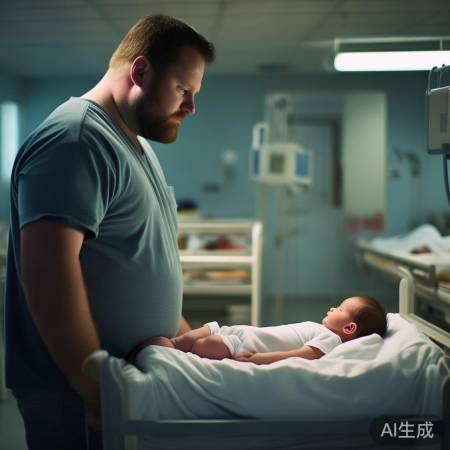 男子带猪肉记号笔陪产，小心宝宝被抱错！