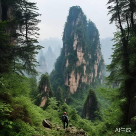 张家界七星山，探险奇峰胜境