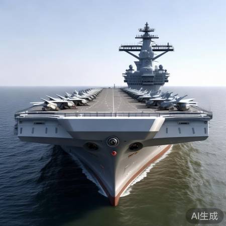 四川舰排水量8万吨，科技显著