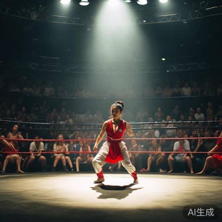 格斗女神张伟丽引领关注