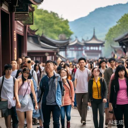 灵隐寺周边游促杭州经济