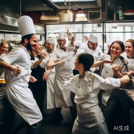 餐厅后厨奇观：多名女子热舞引关注