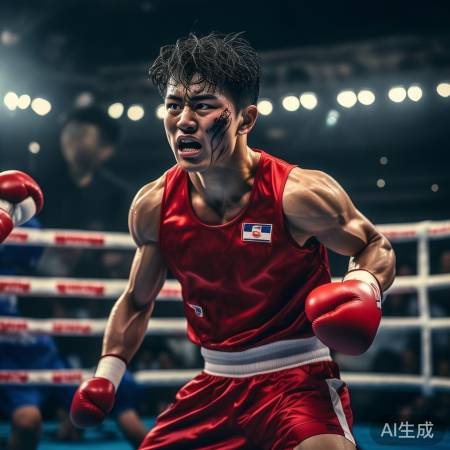 朝鲜队员拳拳到肉，日本队员惊愕不已