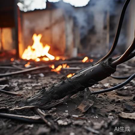 电线短路引发火灾，警惕安全隐患