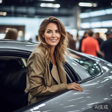 郭晶晶广州车展亮相精彩介绍