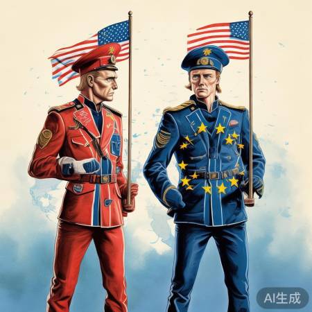 美欧利益分歧，冲突升级。