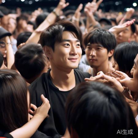 华哥人气爆棚,粉丝簇拥