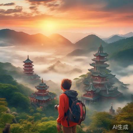 日本游客感慨中国美景