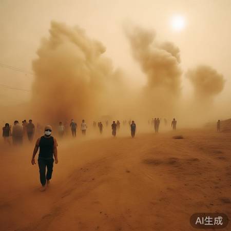 湖北连续两轮沙尘来袭，空气质量堪忧