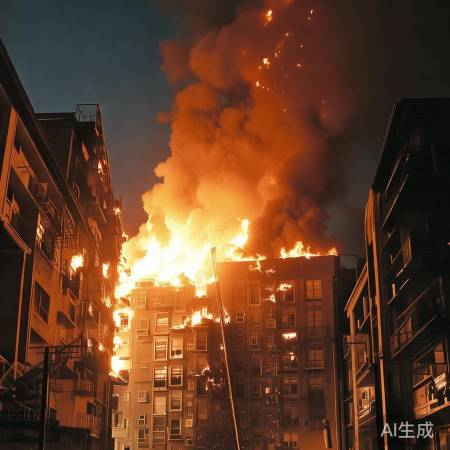 香港高层住宅火灾，居民熟睡受困