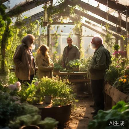 暖棚种菜乐融融