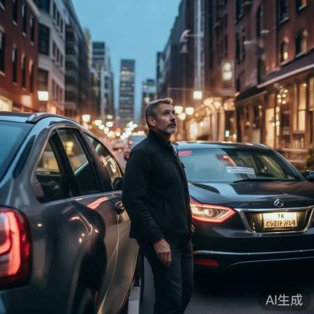 停车留心，避免盲区损坏