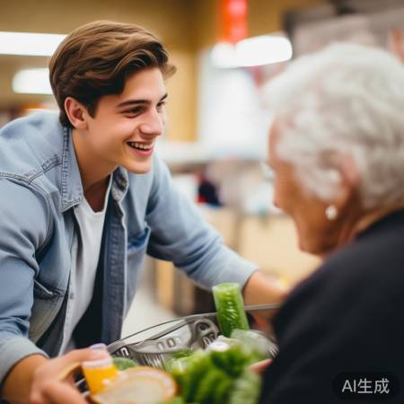 低调付出,感动人心