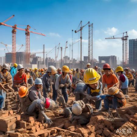 烈日严寒中，筑梦人辛劳